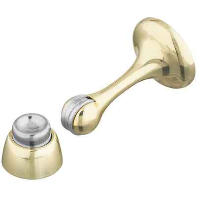 National Hardware Zinc Brass Gold Magnetic Door Stop Mounts to door and wall - Image 2