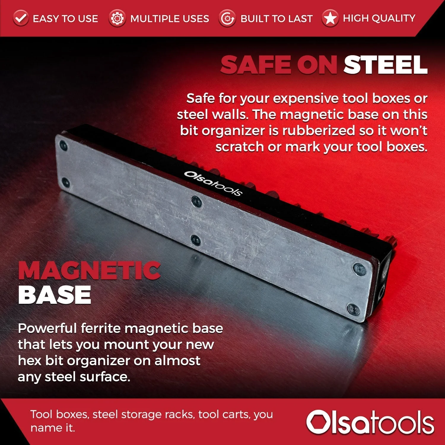 Magnetic Hex 1/4" Bit Organizer - Image 15