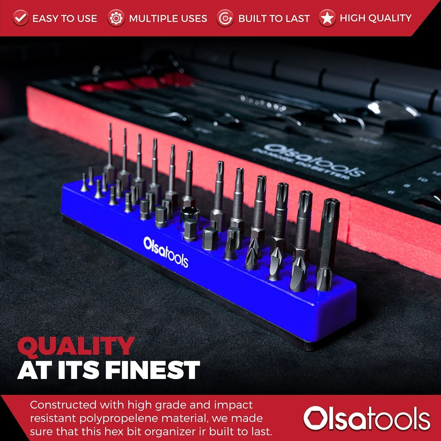 Magnetic Hex 1/4" Bit Organizer - Image 17