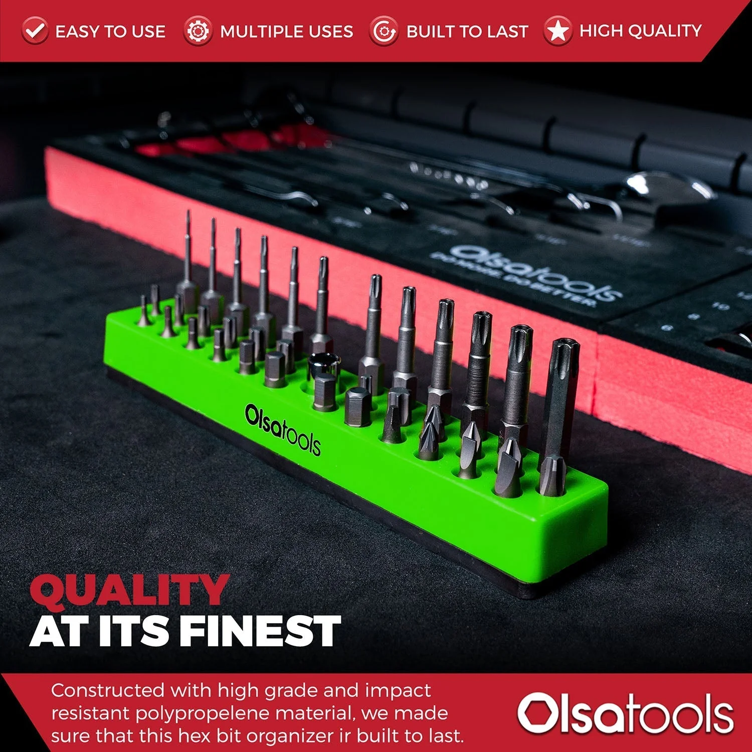Magnetic Hex 1/4" Bit Organizer - Image 21