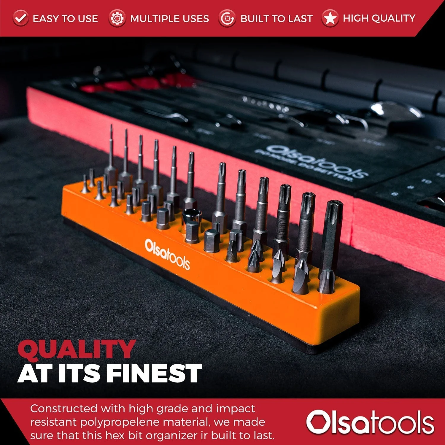 Magnetic Hex 1/4" Bit Organizer - Image 25