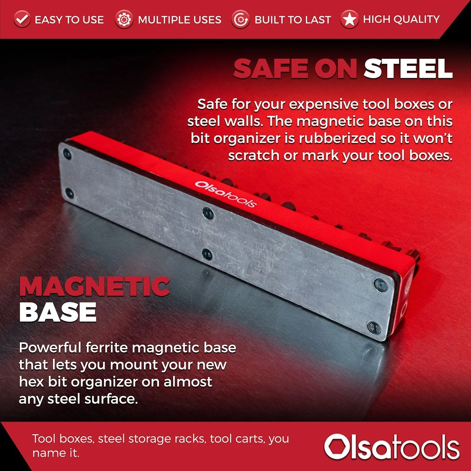 Magnetic Hex 1/4" Bit Organizer - Image 31