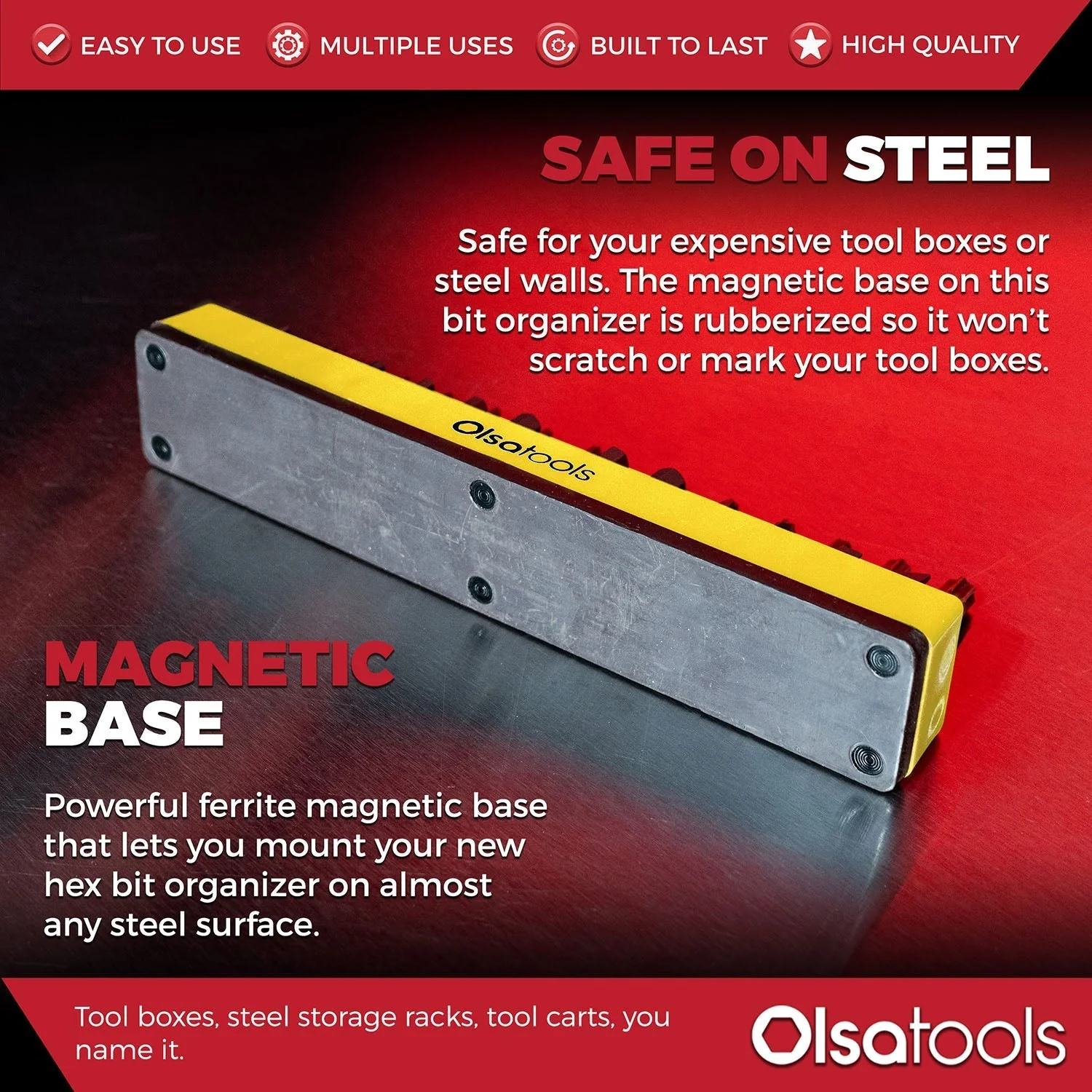 Magnetic Hex 1/4" Bit Organizer - Image 35