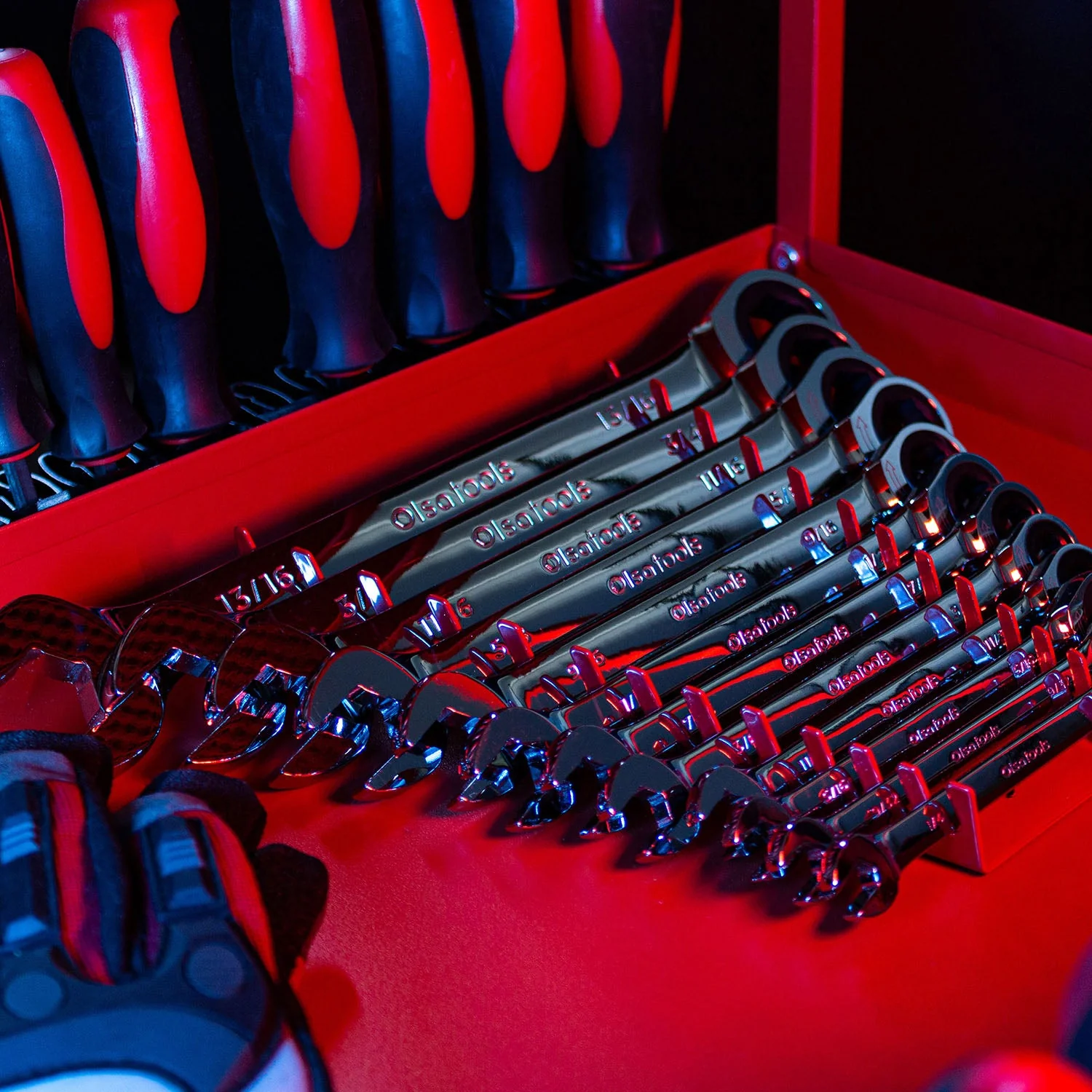 Magnetic Metal Wrench Organizer - Image 13