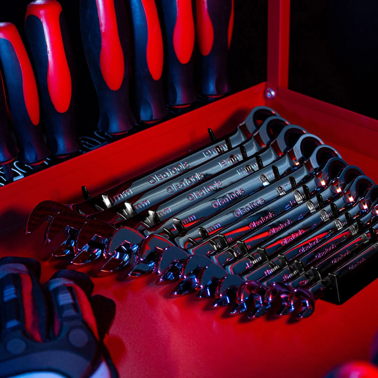 Magnetic Metal Wrench Organizer - Image 7