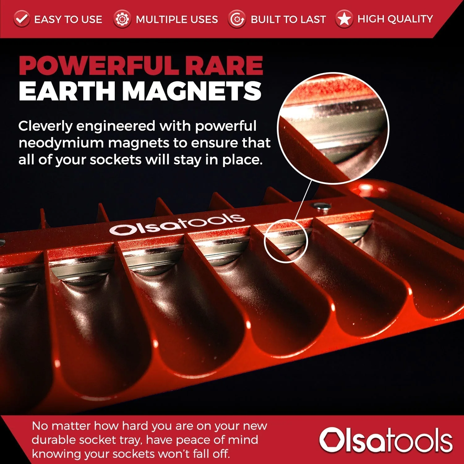 Magnetic Portable Socket Organizer Tray - Image 30