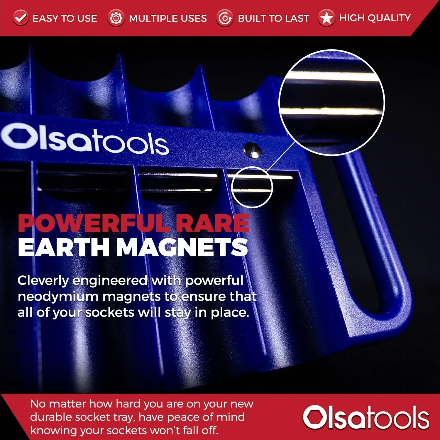Magnetic Portable Socket Organizer Tray - Image 33
