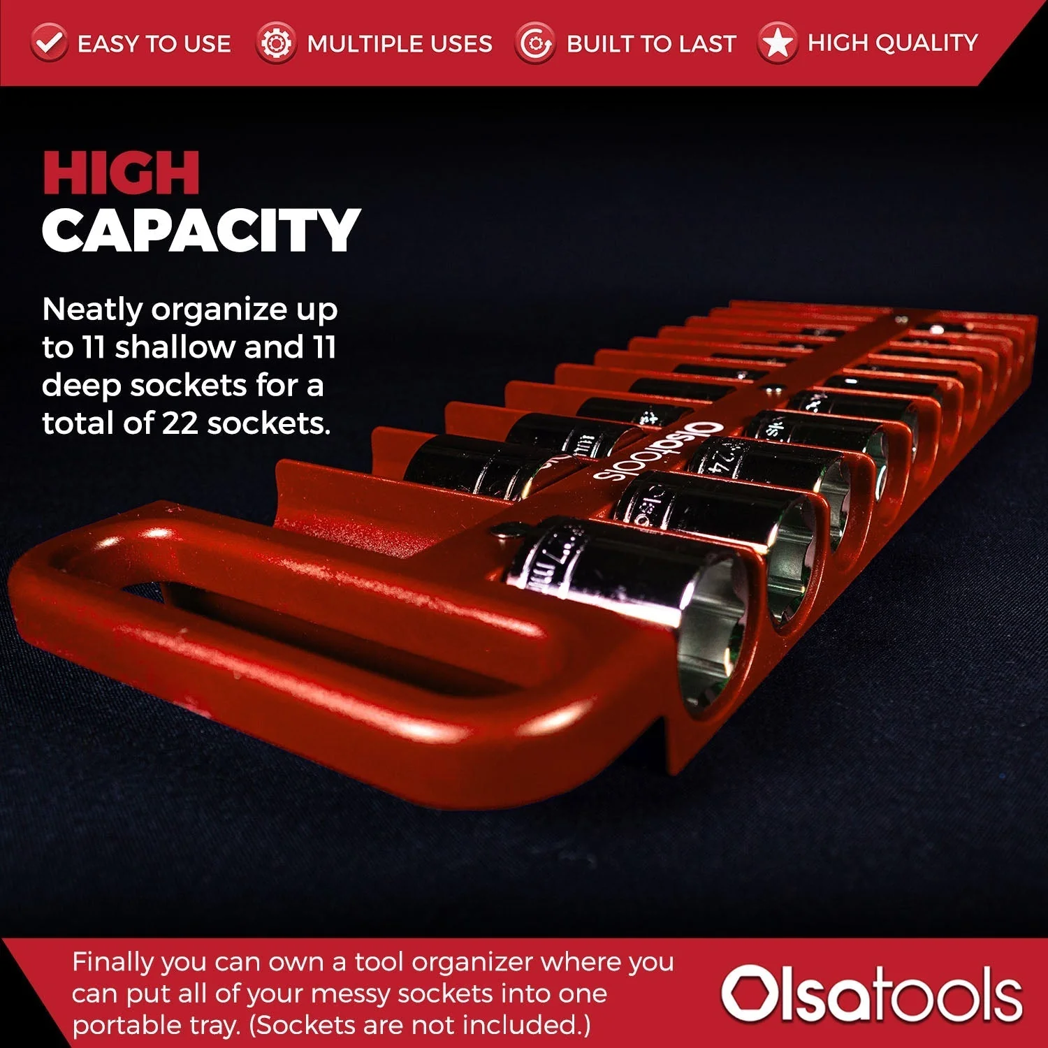 Magnetic Portable Socket Organizer Tray - Image 35