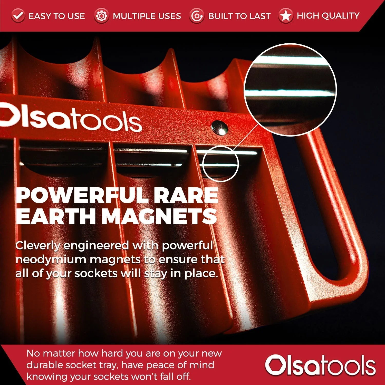 Magnetic Portable Socket Organizer Tray - Image 36