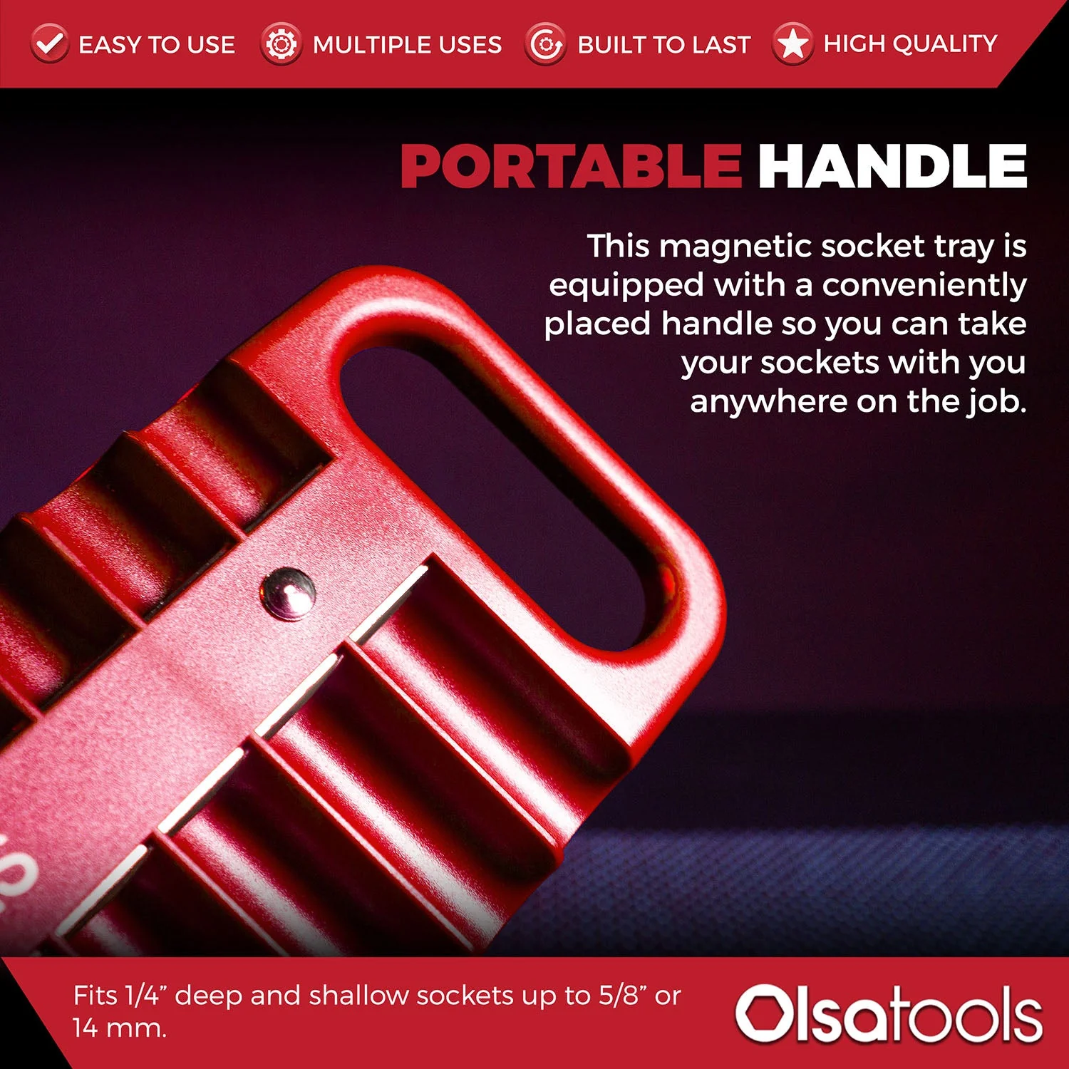 Magnetic Portable Socket Organizer Tray - Image 40