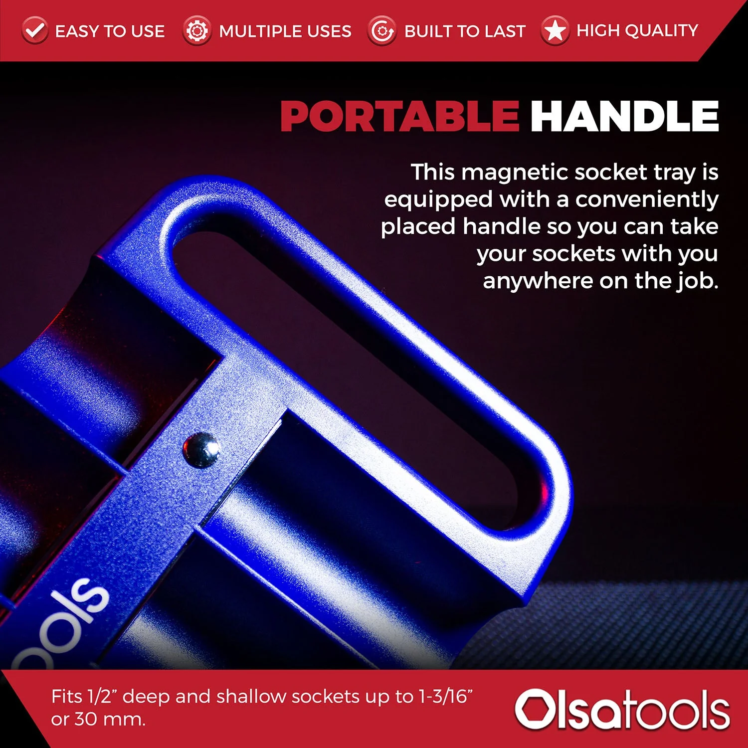 Magnetic Portable Socket Organizer Tray - Image 49