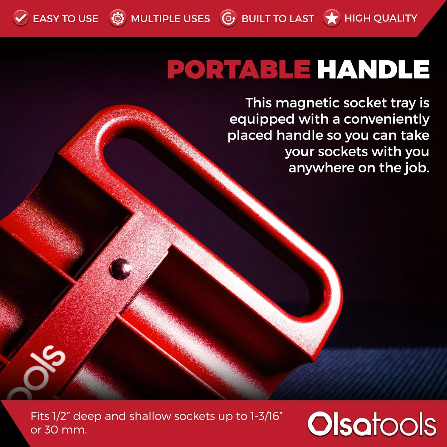 Magnetic Portable Socket Organizer Tray - Image 52