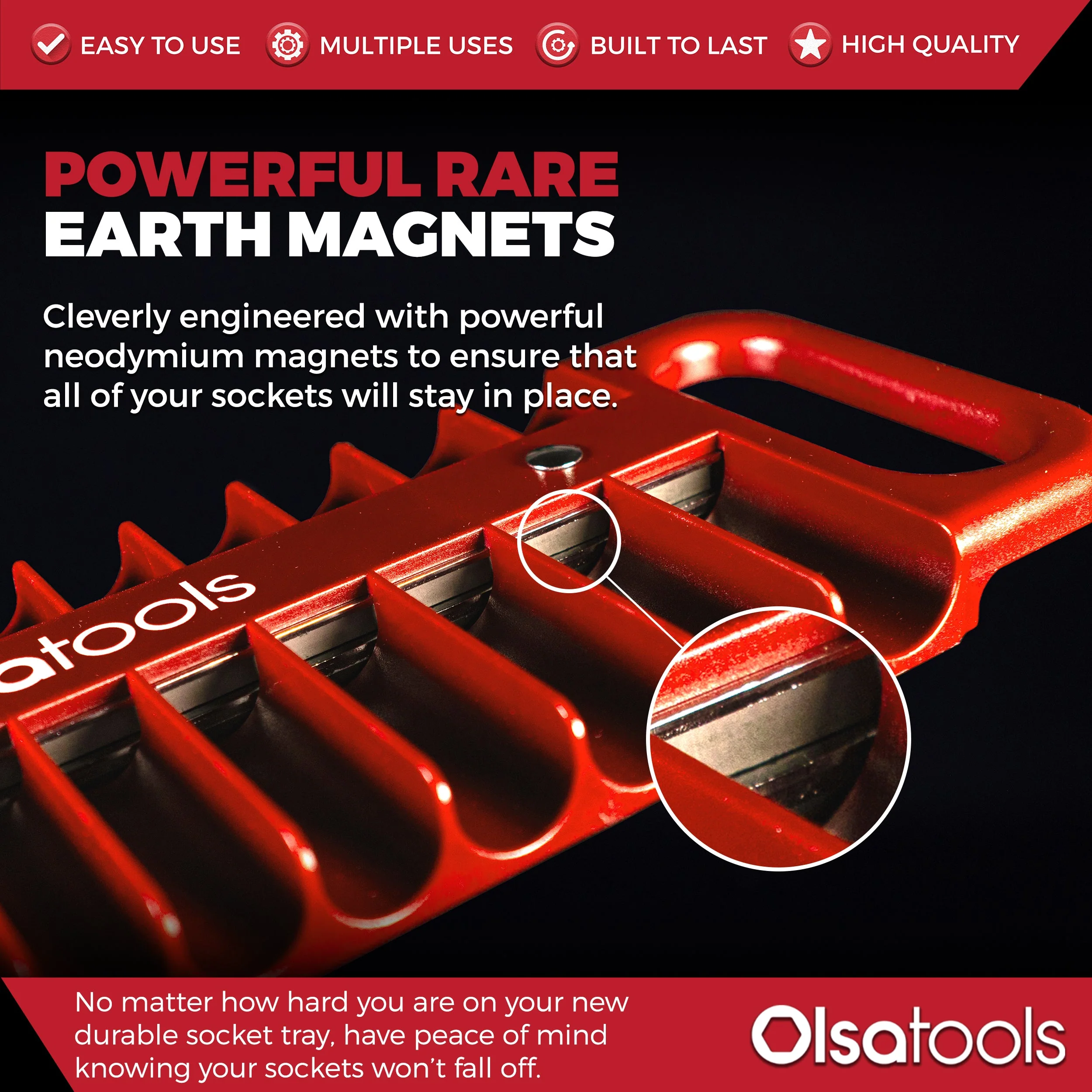 Magnetic Portable Socket Organizer Tray - Image 74