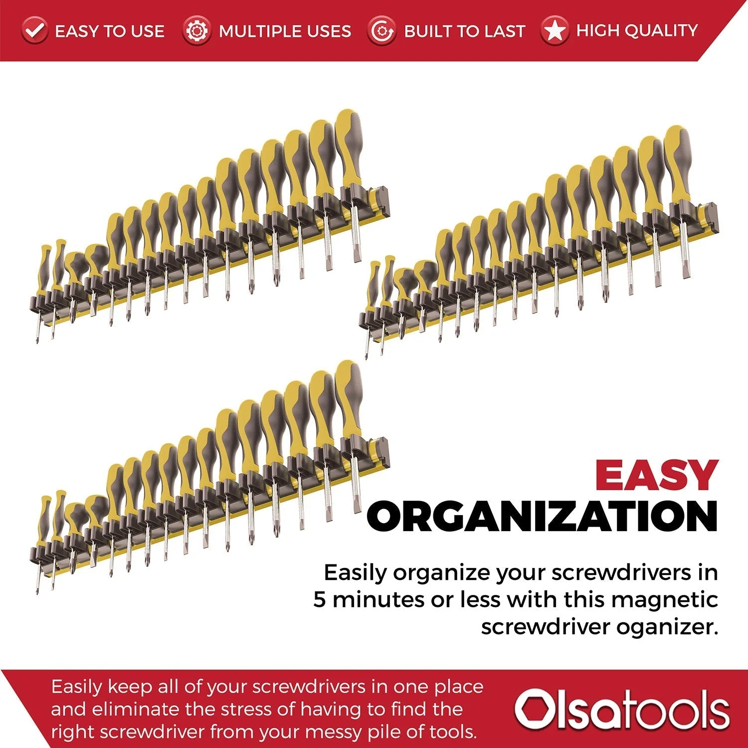 Magnetic Screwdriver Organizer - Image 38