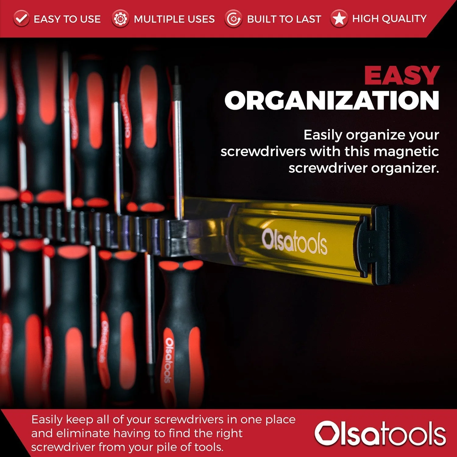 Magnetic Screwdriver Organizer - Image 77