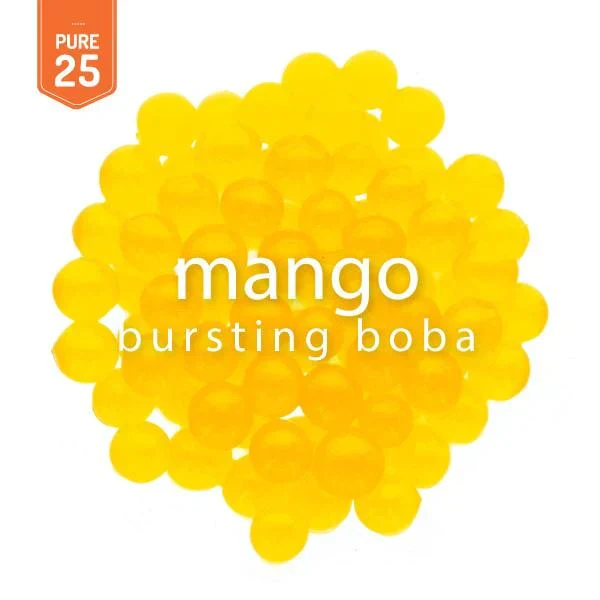 Mango Bursting Boba Pure25 - Popping Boba - Bossen - Canada - Ships Free Within Canada on Orders Above CAD $199 - Image 2