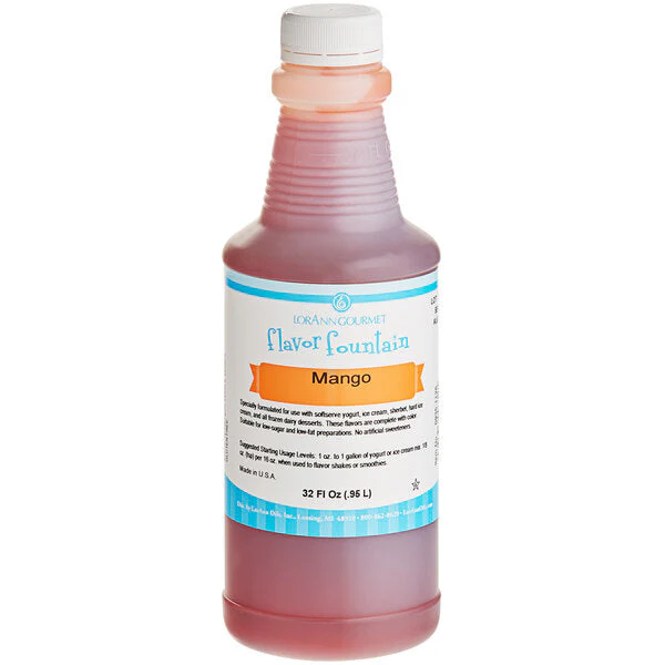 Mango Flavor - 4 oz. - 32 oz. - Ice Cream and Beverage Flavors - LorAnn Oils - Canadian Distribution - Ships Free Within Canada on Orders Above CAD $199 - Image 2