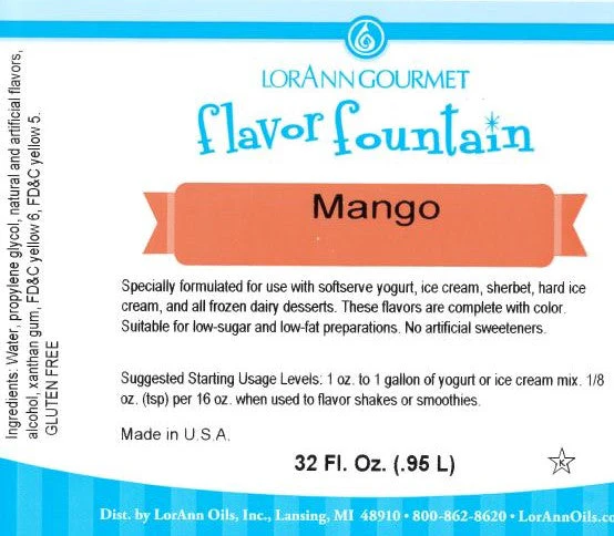 Mango Flavor - 4 oz. - 32 oz. - Ice Cream and Beverage Flavors - LorAnn Oils - Canadian Distribution - Ships Free Within Canada on Orders Above CAD $199 - Image 4