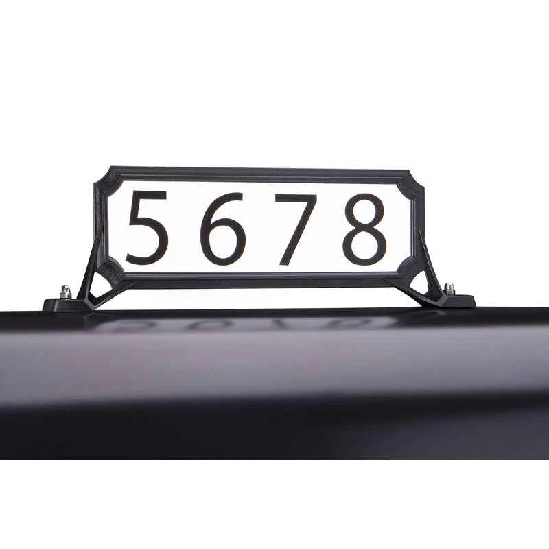 Architectural Mailboxes Black Plastic Manhattan Mailbox Name/Address Kit - Image 3