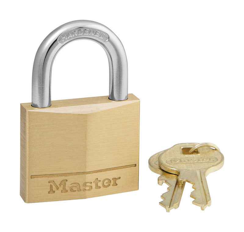 Master Lock 1-9/16 in. W Brass 4-Pin Cylinder Exterior Padlock - Image 2