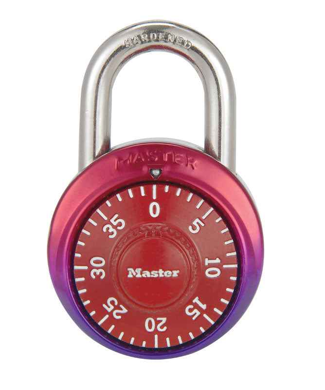 Master Lock 2 in. H x 7/8 in. W x 1-7/8 in. L Steel 3-Digit Combination Padlock 1 pk (Pack of 4) - Image 4