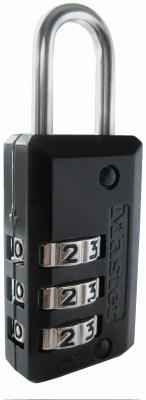Master Lock 2.18 in. H X 13/16 in. W Steel 3-Dial Combination Luggage Lock - Image 2