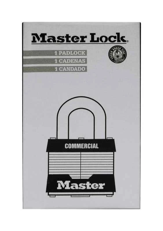 Master Lock 1 in. H x 11/16 in. W x 1-1/8 in. L Laminated Steel 4-Pin Cylinder Padlock 6 pk Keyed Alike (Pack of 6) - Image 2