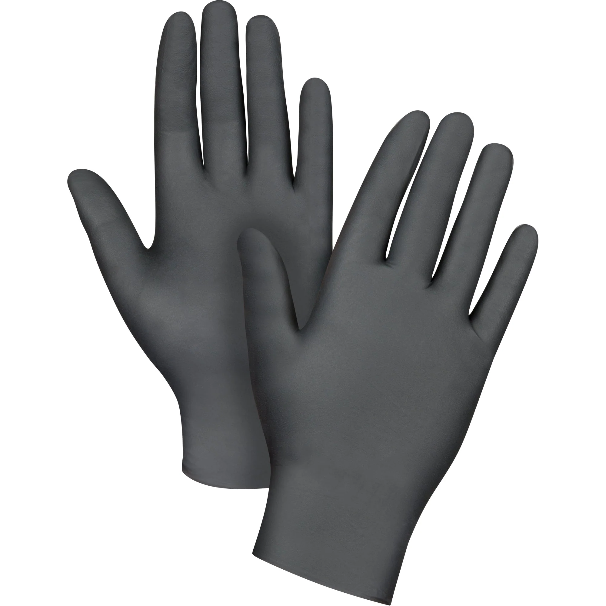 Medical Grade Disposable Gloves, Small, Nitrile, 6-mil, Powder-Free, Black, Class 2