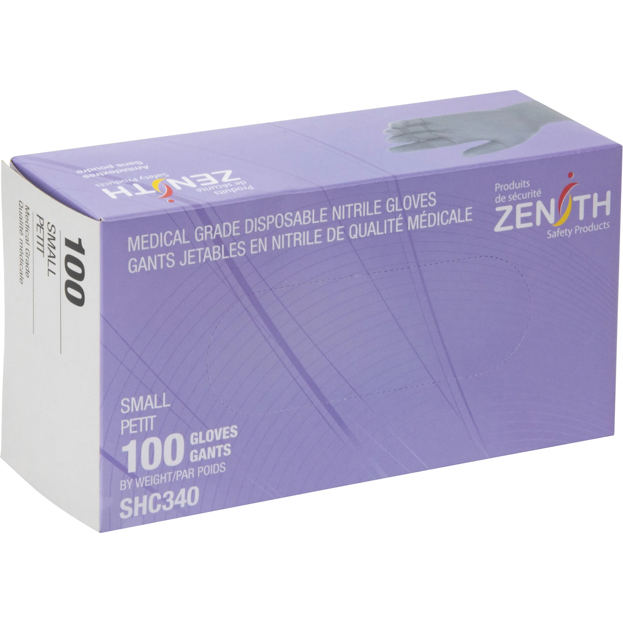 Medical Grade Disposable Gloves, Small, Nitrile, 6-mil, Powder-Free, Black, Class 2 - Image 2