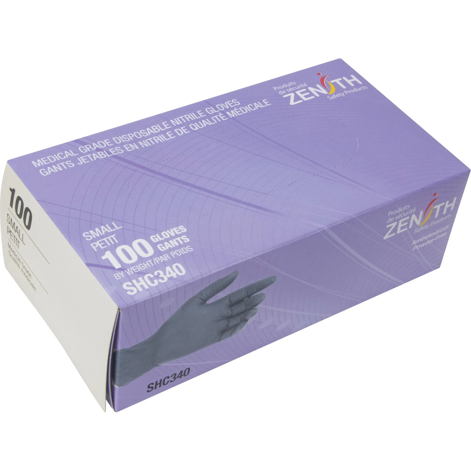 Medical Grade Disposable Gloves, Small, Nitrile, 6-mil, Powder-Free, Black, Class 2 - Image 3