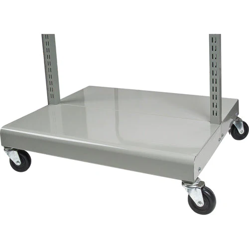 Mobile Tilt Bin Rack - Cart Only, Double-sided, 26-1/4" W x 22" D x 57-1/2" H - Image 5