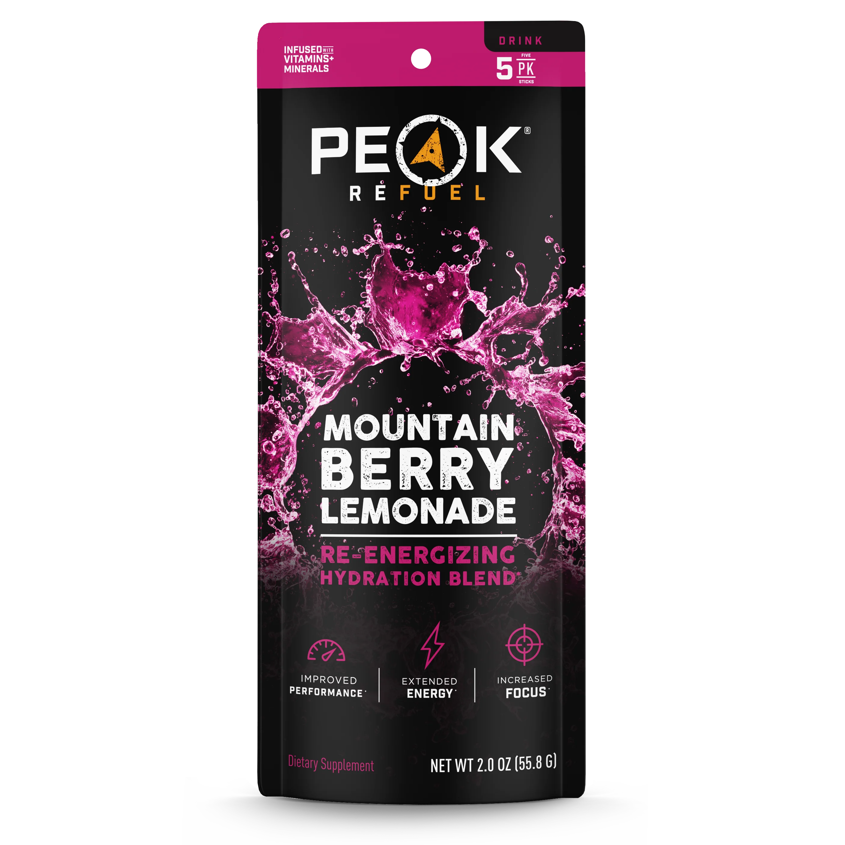 Mountain Berry Lemonade Re-Energizing Drink Sticks