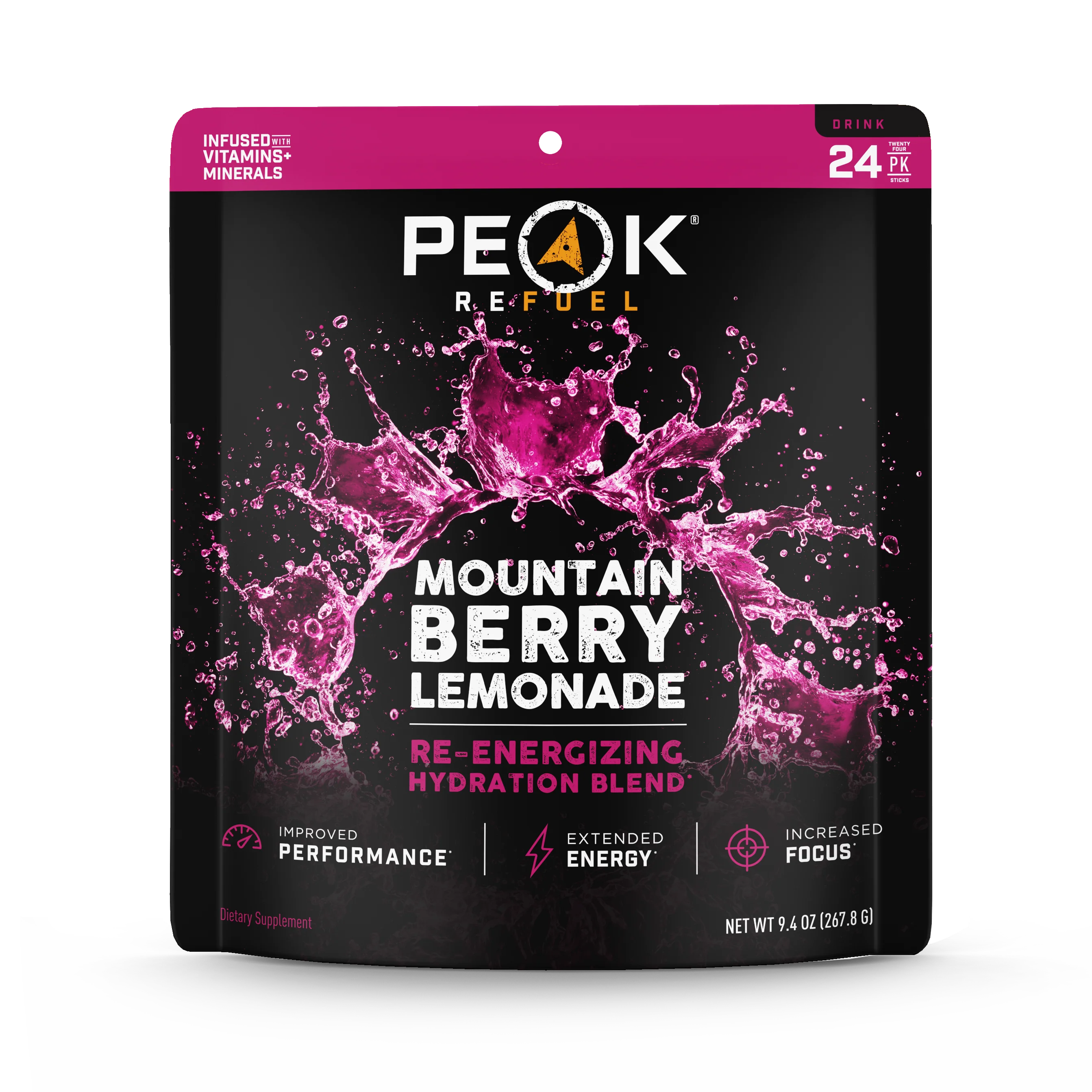 Mountain Berry Lemonade Re-Energizing Drink Sticks - Image 3