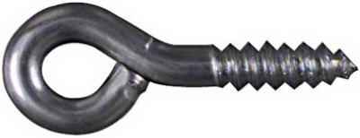 National Hardware 0.06 in. D X 11/16 in. L Zinc-Plated Steel Screw Eye 5 lb. cap. 14 pk - Image 2
