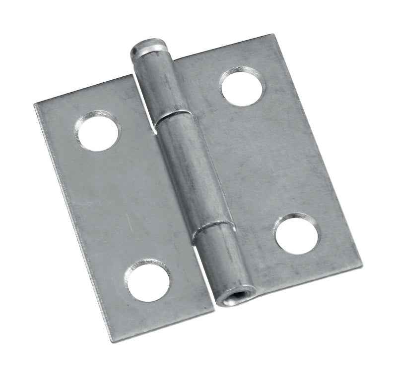National Hardware 1-1/2 in. L Zinc-Plated Door Hinge 1 pk - Image 2
