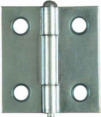 National Hardware 1-1/2 in. L Zinc-Plated Door Hinge 1 pk - Image 3