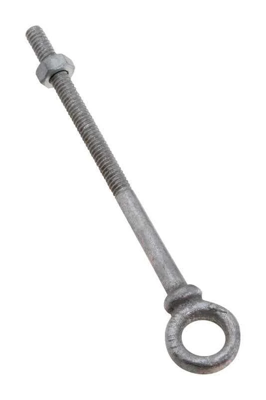 National Hardware 1/4 in. X 4 in. L Galvanized Forged Steel Eyebolt Nut Included - Image 2