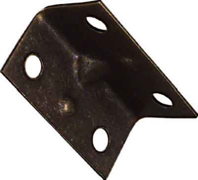 National Hardware 1.5 in. H X 0.75 in. W X 0.04 in. D Antique Brass Steel Inside Corner Brace - Image 2