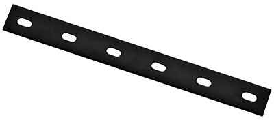 National Hardware 14 in. H X 1/8 in. W X 1.5 in. L Black Carbon Steel Mending Plate - Image 3