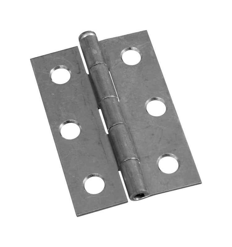 National Hardware 2-1/2 in. L Zinc-Plated Narrow Hinge 2 pk - Image 2