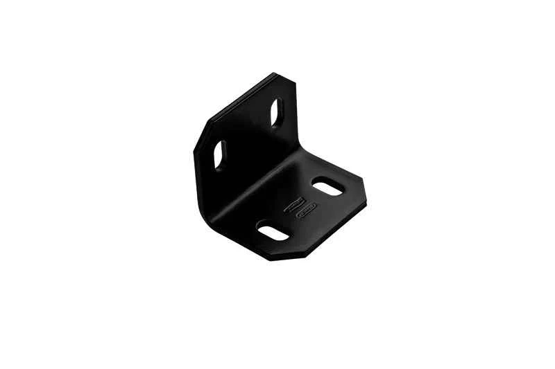 National Hardware 2.4 in. H X 3 in. W X 0.188 in. D Black Carbon Steel Inside/Outside Square Corner - Image 3