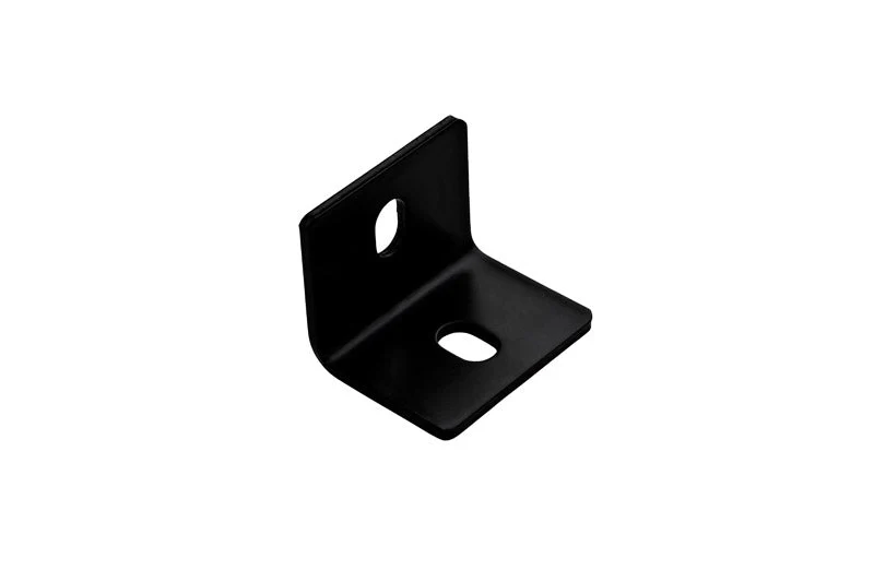 National Hardware 2.4 in. H X 3 in. W X 0.188 in. D Black Carbon Steel Inside/Outside Square Corner - Image 4