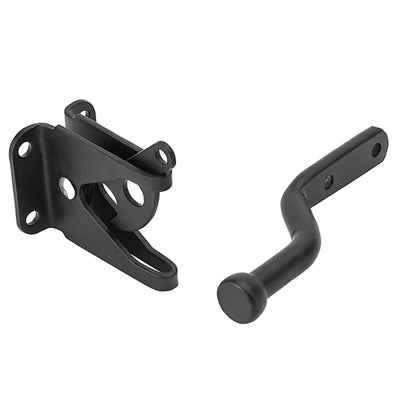 National Hardware 2.5 in. H X 1 in. W X 4 in. L Matte Stainless Steel Left or Right Handed Gate Latc - Image 2