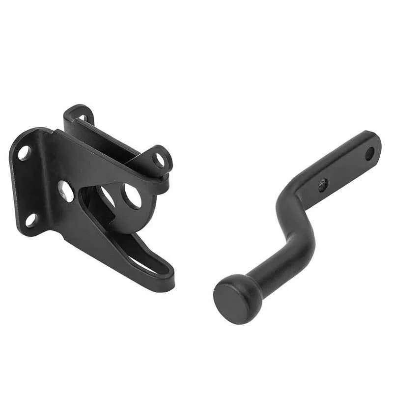 National Hardware 2.5 in. H X 1 in. W X 4 in. L Matte Stainless Steel Left or Right Handed Gate Latc - Image 3