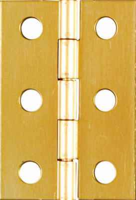 National Hardware 2 in. L Solid Brass Door Hinge 1 pk - Image 2