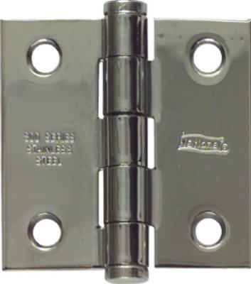 National Hardware 2 in. L Stainless Steel Stainless Steel Door Hinge 2 pk - Image 3