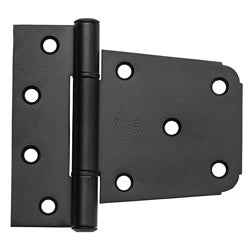National Hardware 3-1/2 in. L Matte Black Stainless Steel Extra Heavy Gate Hinge 1 pk - Image 4