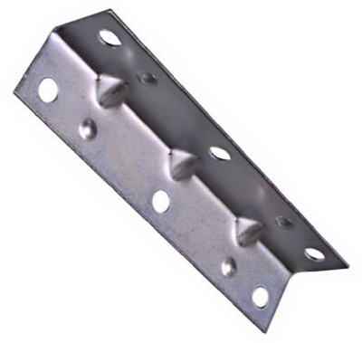 National Hardware 3-1/2 in. H X 3/4 in. W X 0.04 in. D Zinc-Plated Steel Inside Corner Brace - Image 2