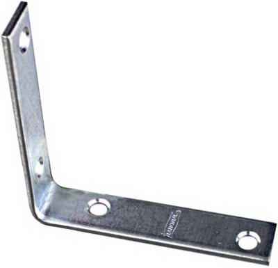 National Hardware 3-1/2 in. H X 3/4 in. W X 0.08 in. D Zinc-Plated Steel Inside Corner Brace - Image 2