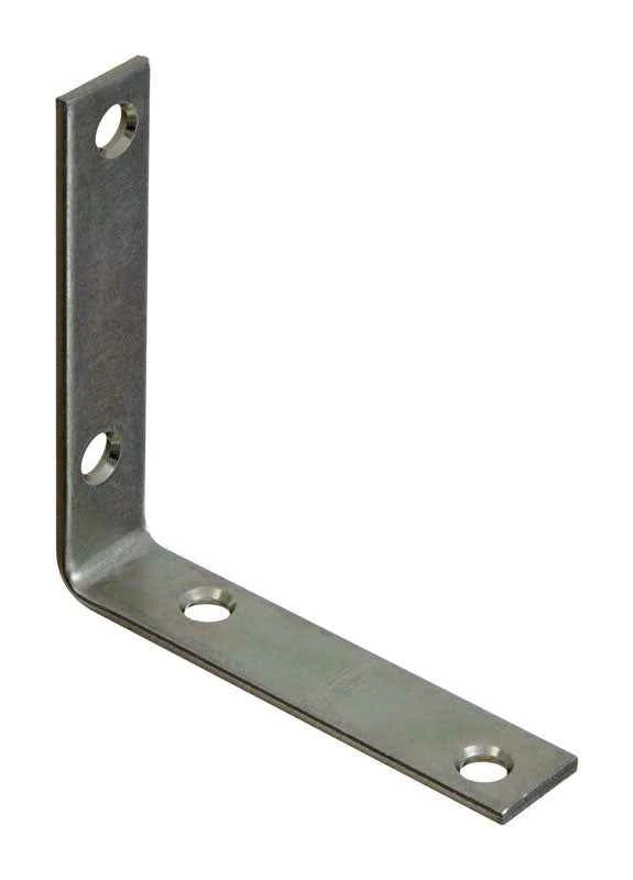 National Hardware 3-1/2 in. H X 3/4 in. W X 0.08 in. D Zinc-Plated Steel Inside Corner Brace - Image 3